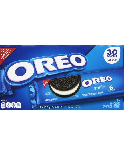 NABISCO OREO COOKIES 6 COOKIES - 30 CT.